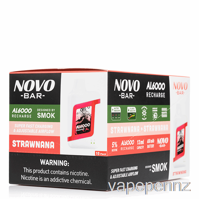 [10-Pack] SMOK Novo Bar AL6000 Disposable VAPE NZ